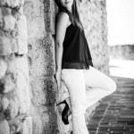 portrait de femme en exterieur